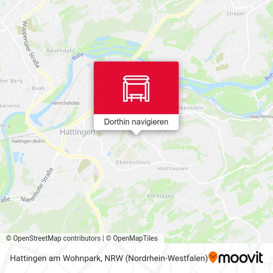 Hattingen am Wohnpark Karte