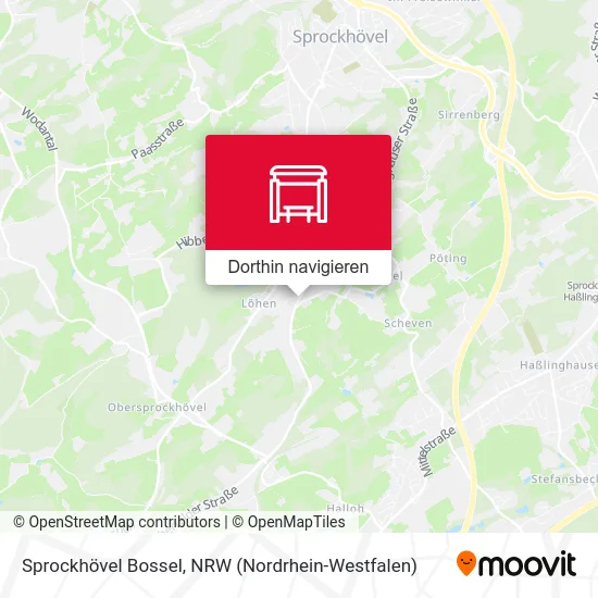 Sprockhövel Bossel Karte