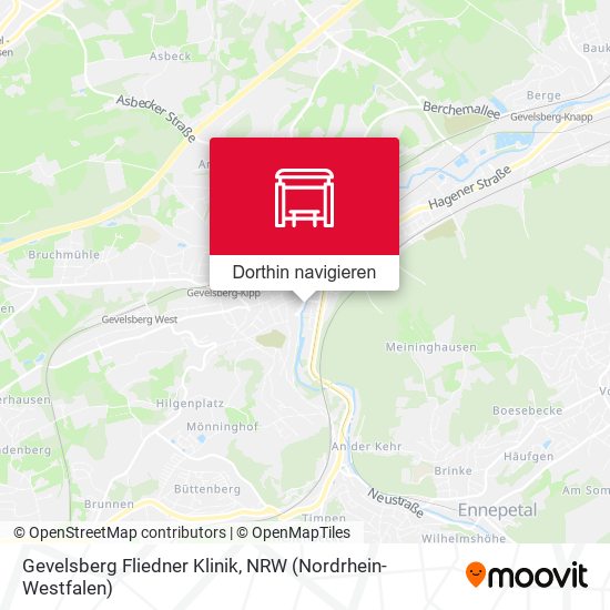 Gevelsberg Fliedner Klinik Karte