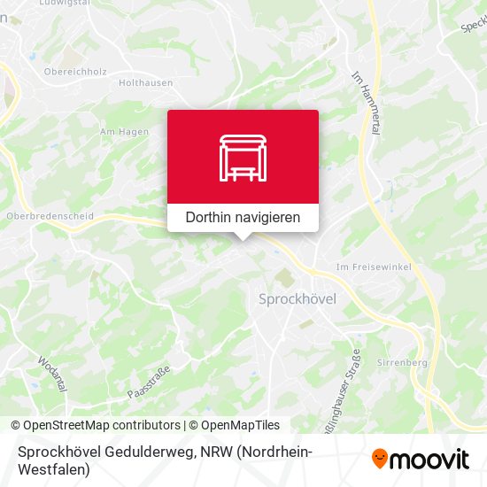 Sprockhövel Gedulderweg Karte