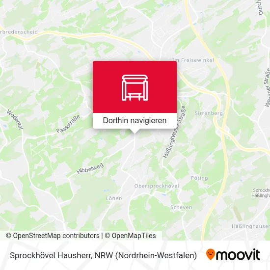 Sprockhövel Hausherr Karte