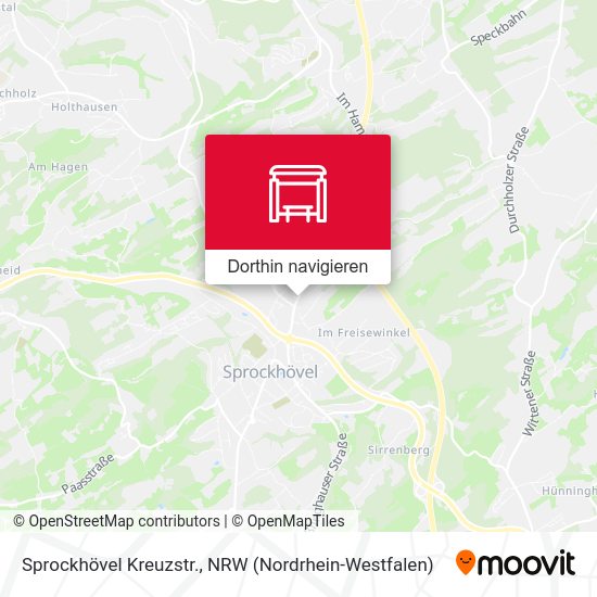 Sprockhövel Kreuzstr. Karte