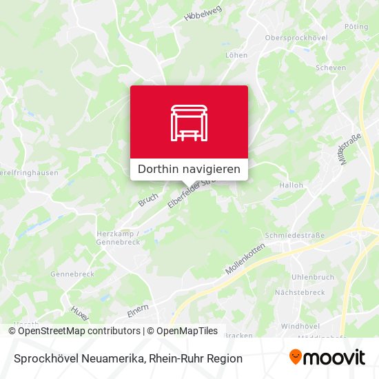 Sprockhövel Neuamerika Karte