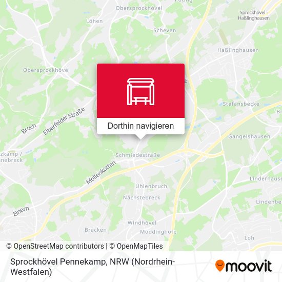 Sprockhövel Pennekamp Karte