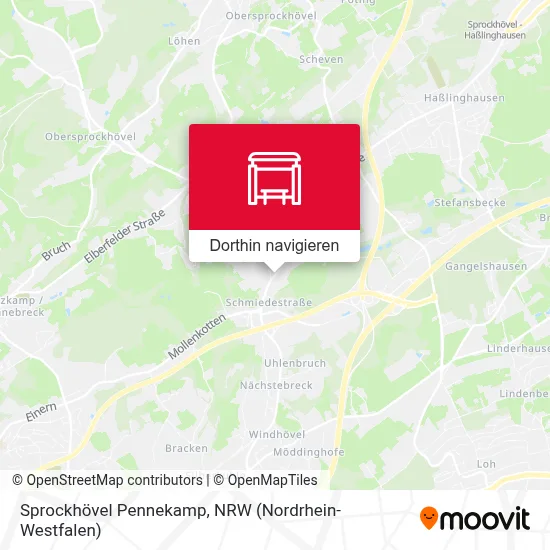 Sprockhövel Pennekamp Karte