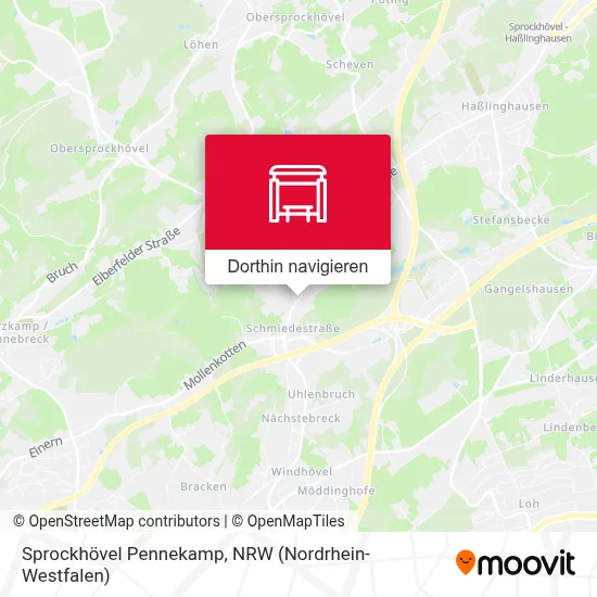 Sprockhövel Pennekamp Karte