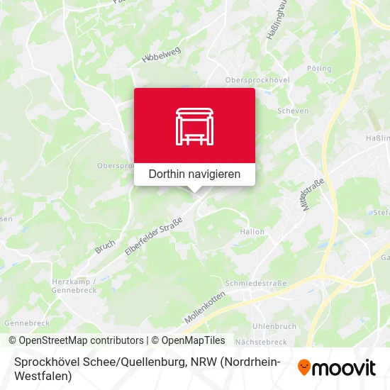 Sprockhövel Schee/Quellenburg Karte