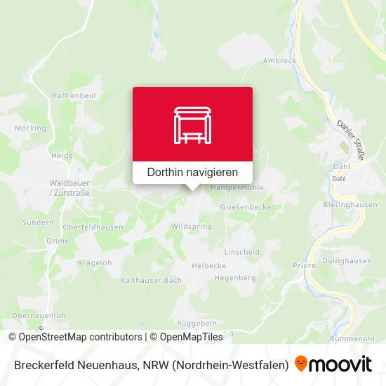 Breckerfeld Neuenhaus Karte
