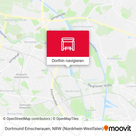 Dortmund Emscherauen Karte