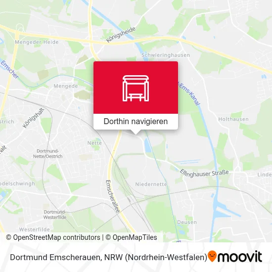 Dortmund Emscherauen Karte