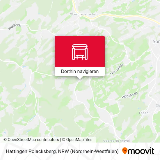 Hattingen Polacksberg Karte
