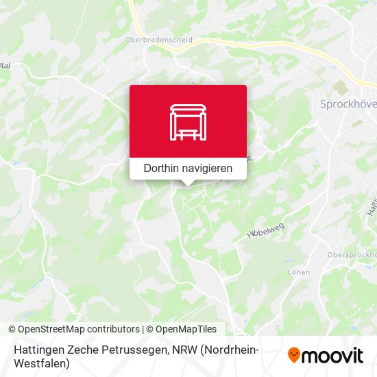 Hattingen Zeche Petrussegen Karte