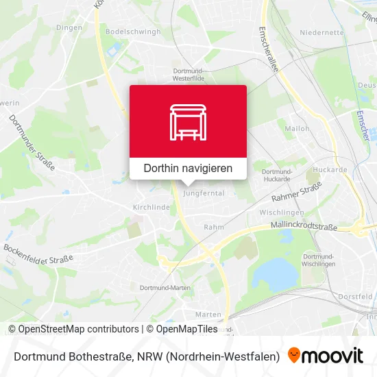 Dortmund Bothestraße Karte