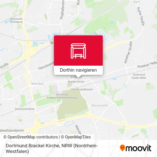 Dortmund Brackel Kirche Karte