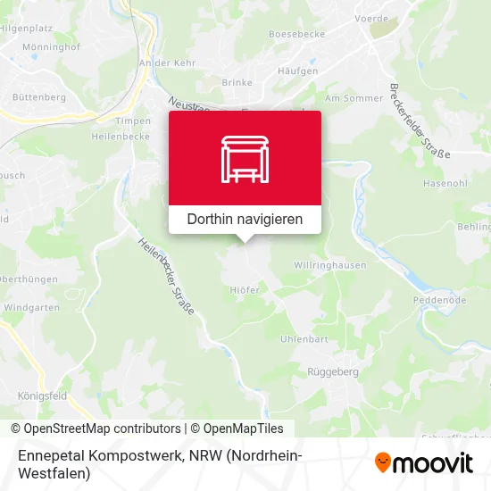 Ennepetal Kompostwerk Karte