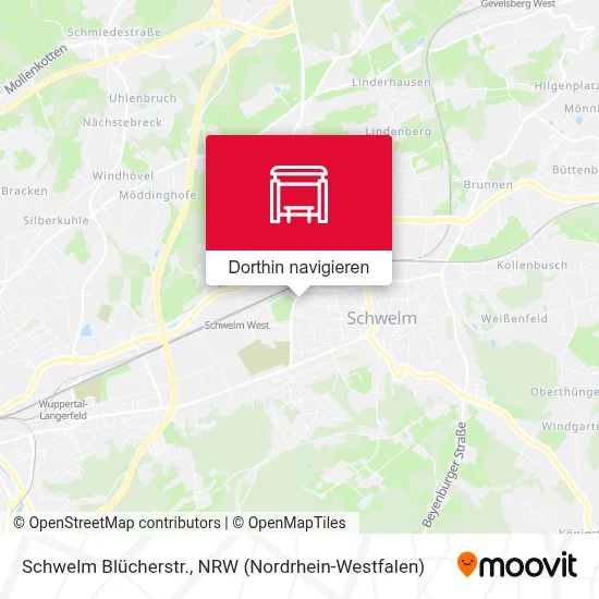 Schwelm Blücherstr. Karte