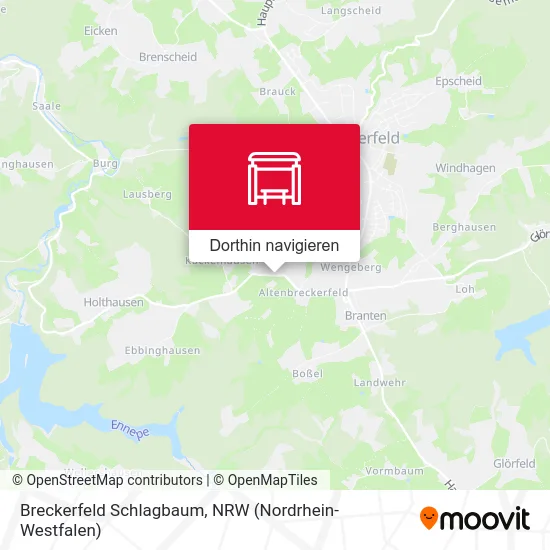 Breckerfeld Schlagbaum Karte