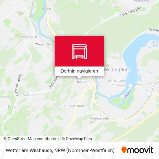 Wetter am Wilshause Karte