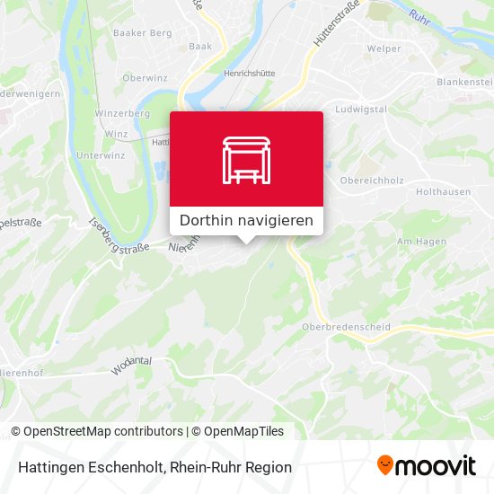 Hattingen Eschenholt Karte