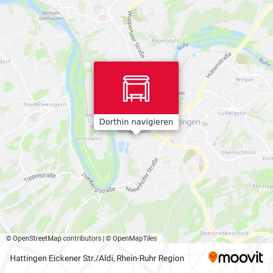 Hattingen Eickener Str./Aldi Karte