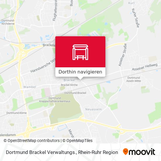 Dortmund Brackel Verwaltungs. Karte