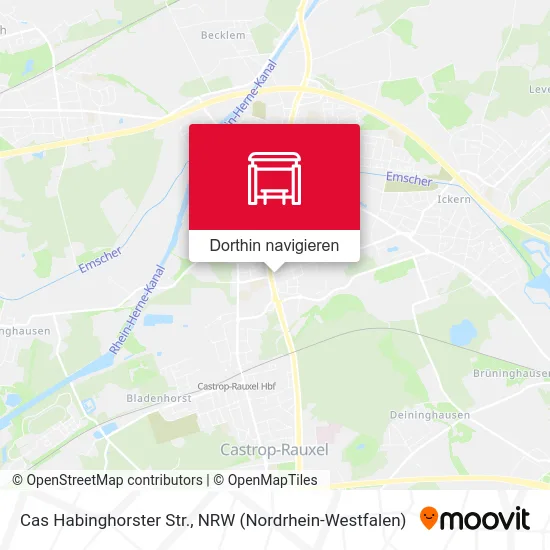 Cas Habinghorster Str. Karte