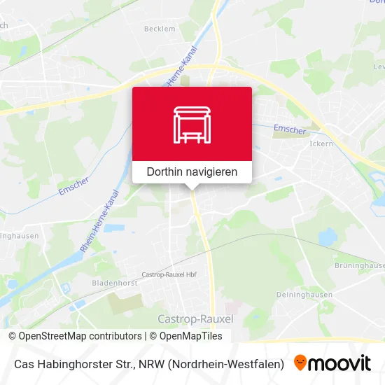 Cas Habinghorster Str. Karte