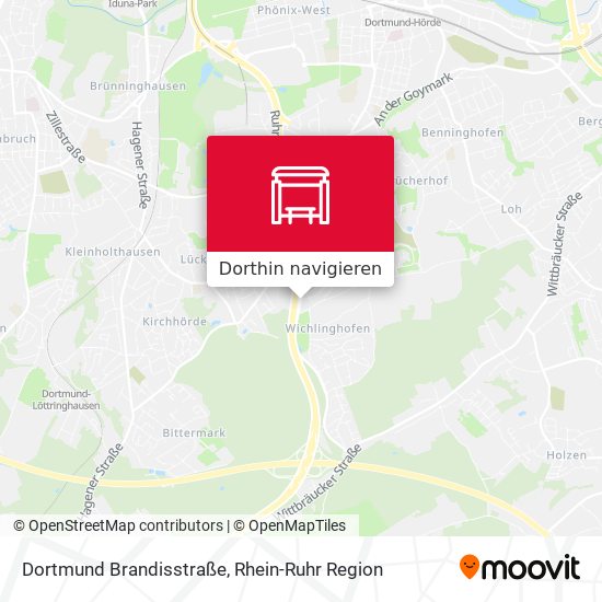 Dortmund Brandisstraße Karte