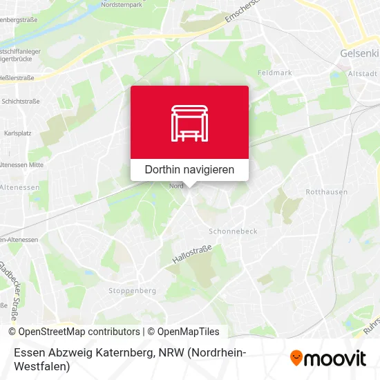 Essen Abzweig Katernberg Karte
