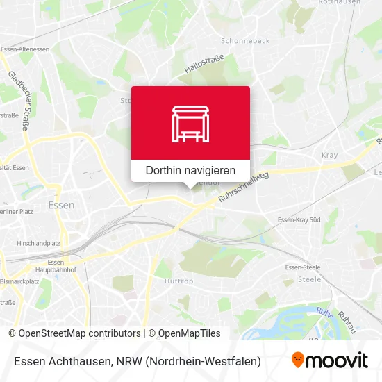Essen Achthausen Karte