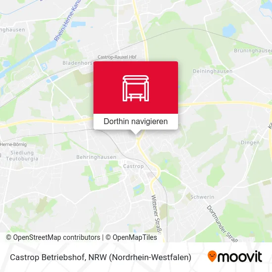 Castrop Betriebshof Karte