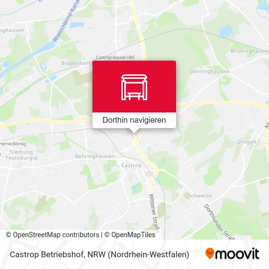 Castrop Betriebshof Karte