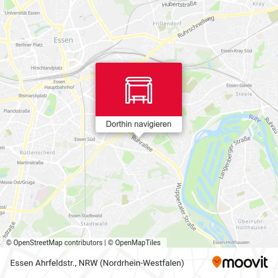 Essen Ahrfeldstr. Karte