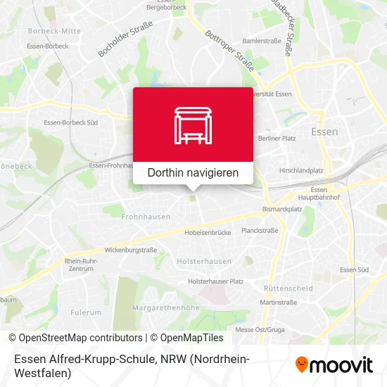 Essen Alfred-Krupp-Schule Karte