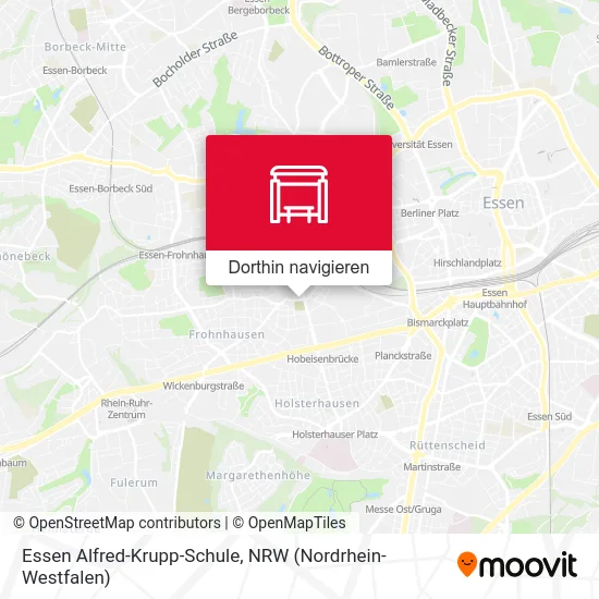 Essen Alfred-Krupp-Schule Karte