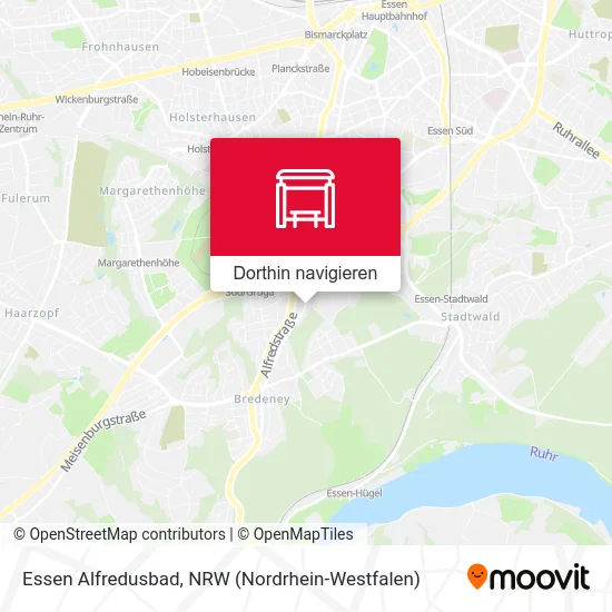 Essen Alfredusbad Karte