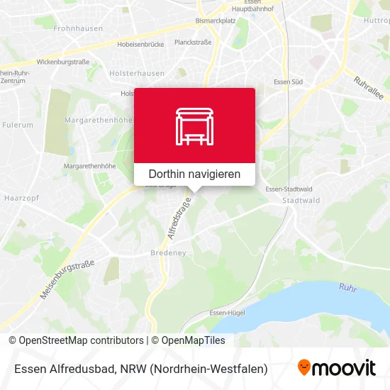 Essen Alfredusbad Karte