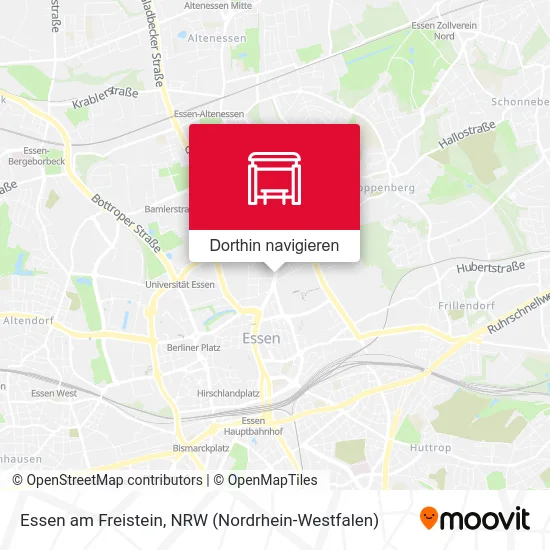 Essen am Freistein Karte