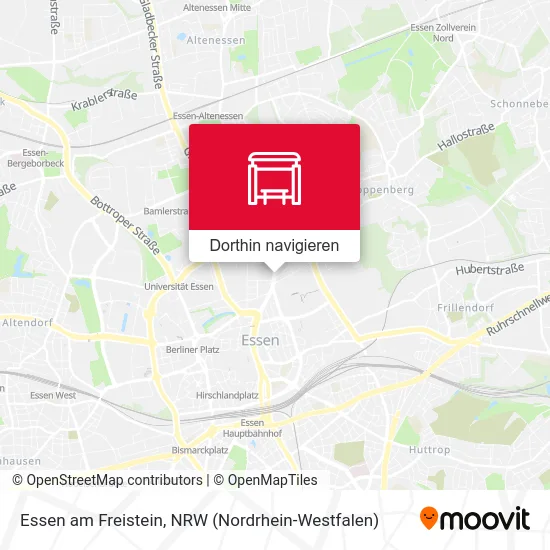 Essen am Freistein Karte