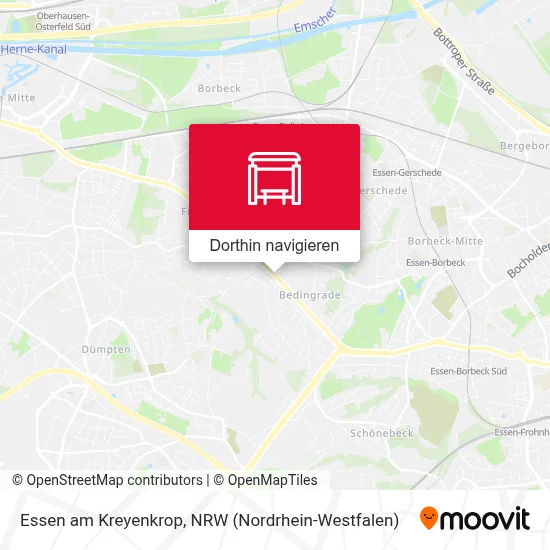 Essen am Kreyenkrop Karte