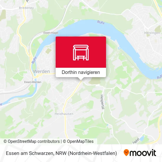 Essen am Schwarzen Karte