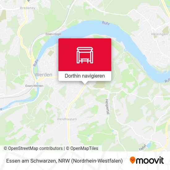 Essen am Schwarzen Karte