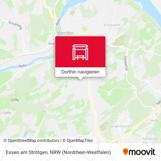 Essen am Strötgen Karte