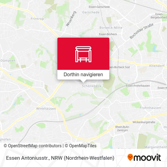 Essen Antoniusstr. Karte