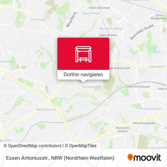 Essen Antoniusstr. Karte
