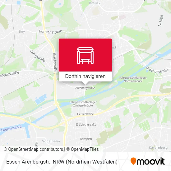 Essen Arenbergstr. Karte