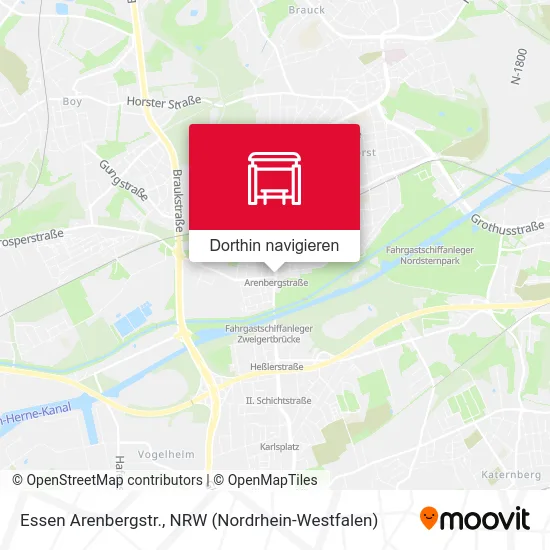 Essen Arenbergstr. Karte