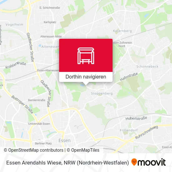 Essen Arendahls Wiese Karte