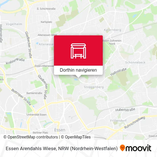 Essen Arendahls Wiese Karte