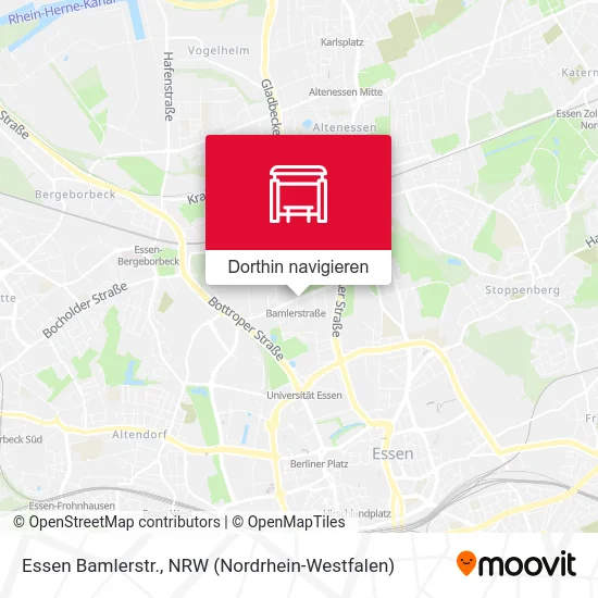 Essen Bamlerstr. Karte